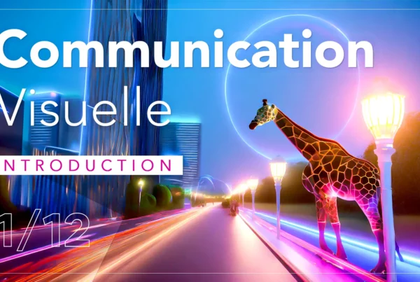 Imagisto - Article de blog 1/12 - Découvrez l’importance de la communication visuelle : En périphérie d'une métropole, une girafe est au bord d'une route et regarde la ville.