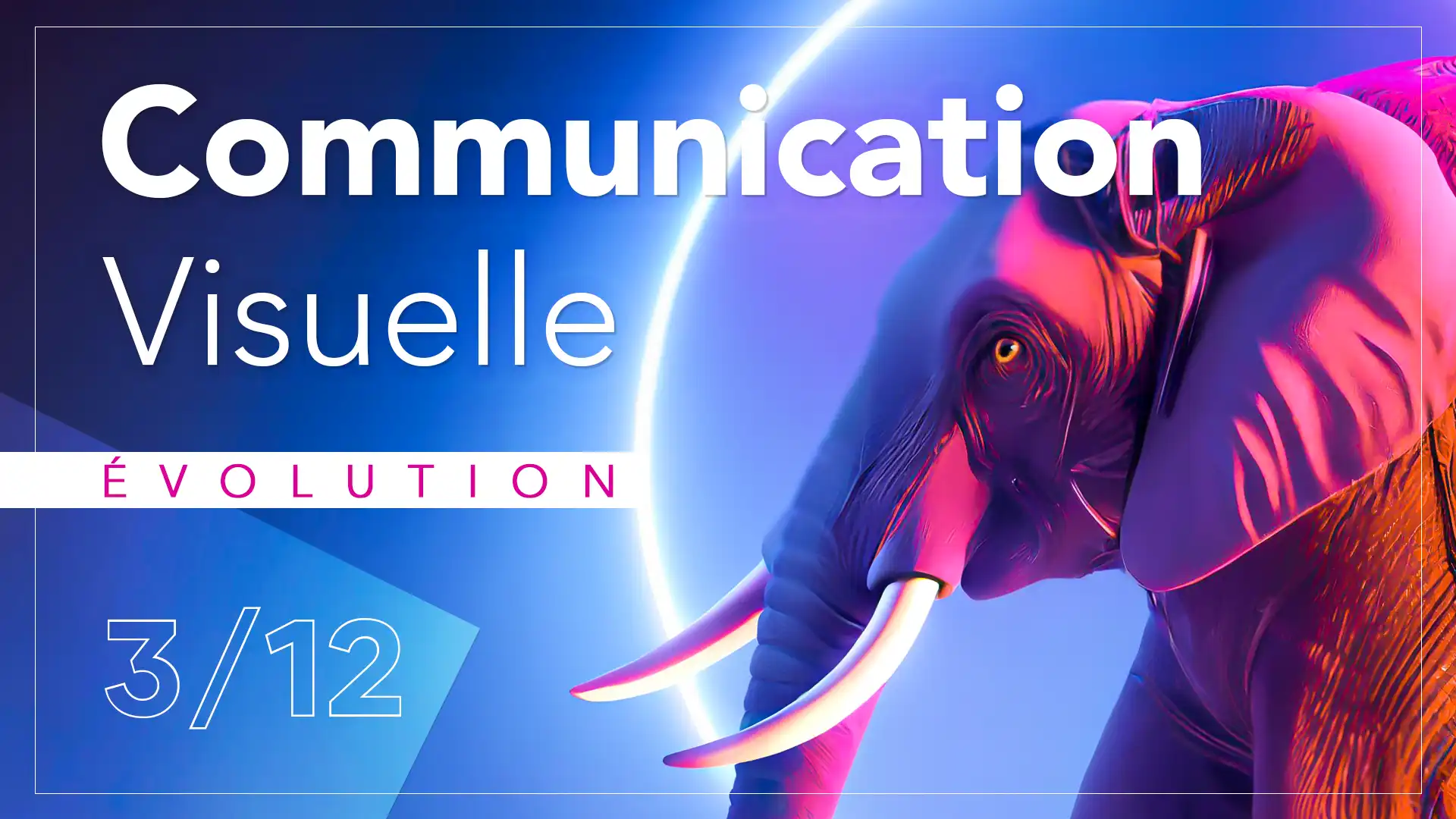 Imagisto - Article de blog 3/12 - L'évolution de la communication visuelle : Un éléphant déterminé est bien décidé à se montrer.