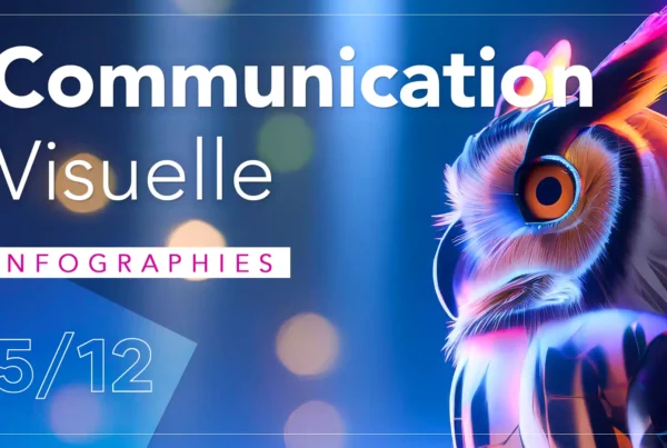 Imagisto - Article de blog 5/12 - Captiver avec des infographies et des visuels percutants : Un hibou comme symbole de clairvoyance.