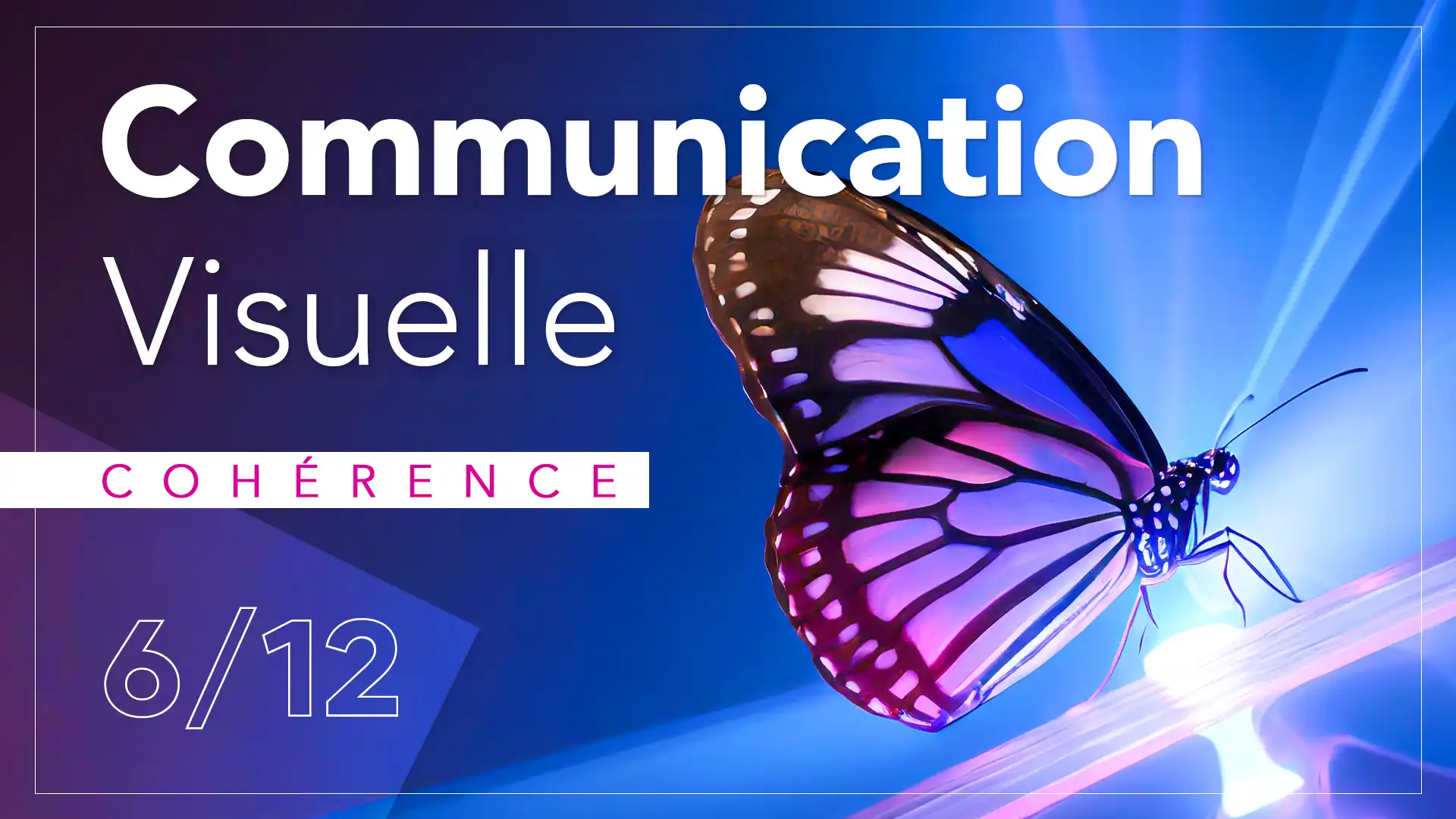 Imagisto - Article de blog 6/12 - Maximisez l'impact de la cohérence visuelle : Un papillon posé sur un rai de lumière, qu'est-ce que ce petit changement pourra avoir comme impact significatif ?