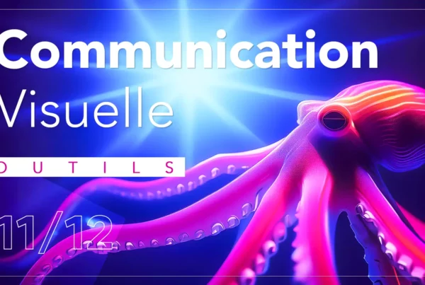 Imagisto - Article de blog 11/12 - Les outils et technologies de la communication visuelle : L'image d’une pieuvre pour illustrer cet article souligne la polyvalence, l'adaptabilité, et l'innovation inhérentes à ces outils.